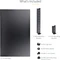 StarTech Verstellbarer Server Rack Fachboden bis 150kg, schwarz, 495mm Einbautiefe, 1HE Vorschaubild