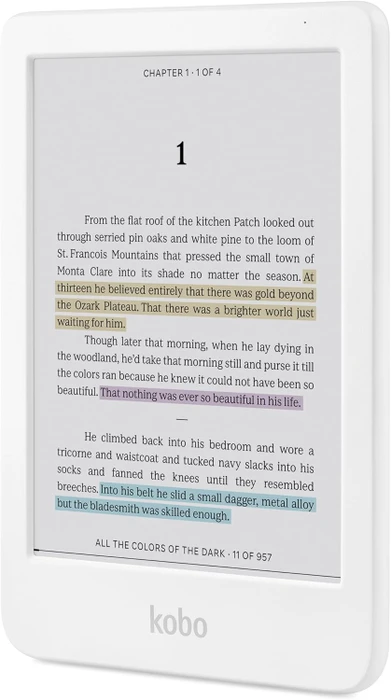 Kobo Clara Colour, weiß, 16GB Flash