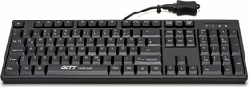 GETT KL26211 GCQ CleanType Easy Basic, schwarz, USB, DE (TKL-105-GCQ-IP68-KGEH-BLACK-USB-DE)