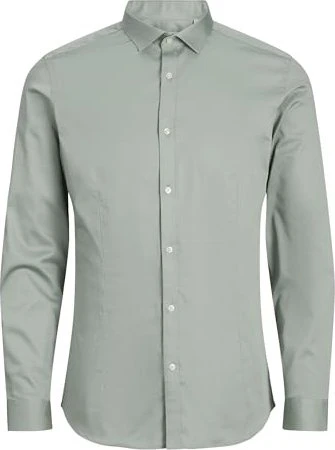 Jack & Jones Super Slim Fit Hemd langarm iceberg green (Herren)