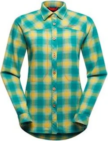 La Sportiva Rambler Flannel Hemd langarm everglade/cherry tomato (Damen)