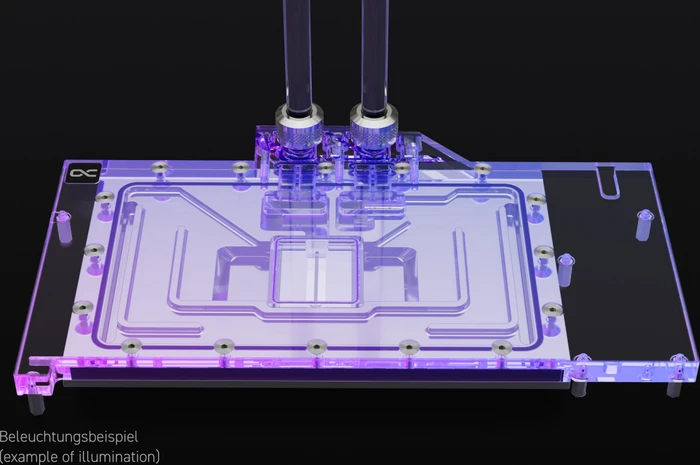 Alphacool Eisblock Aurora Acryl GPX-N NVIDIA RTX 4080 Suprim mit Backplate
