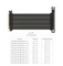 LinkUP AVA5 Riser Kabel, rechts gerichtet, gewinkelt, PCIe 5.0, 150mm, schwarz Vorschaubild