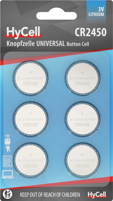 HyCell Power Solution CR2450, 6er-Pack (1516-0249)