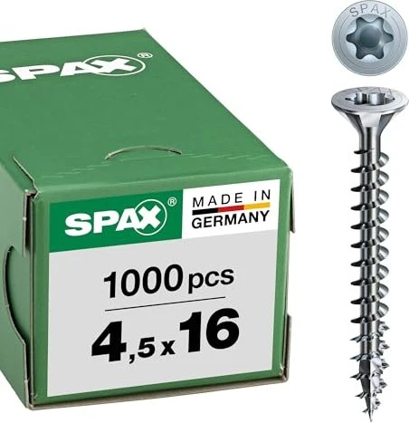 Spax WIROX A9J 4CUT T-STAR plus T20 Universalschraube, 4.5x16mm, 1000 Stück