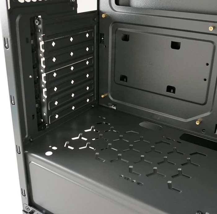LC-Power Gaming 700B Hexagon, Glasfenster