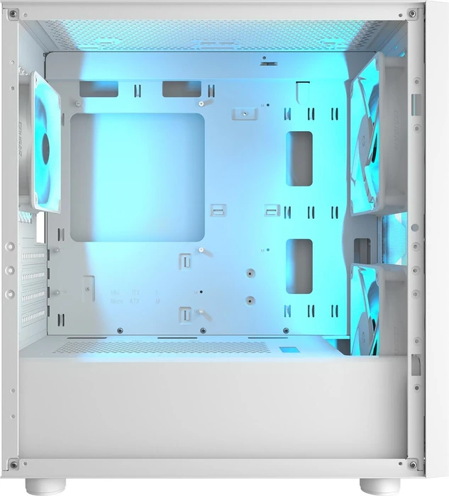 Cougar Uniface Mini RGB White, weiß, Glasfenster