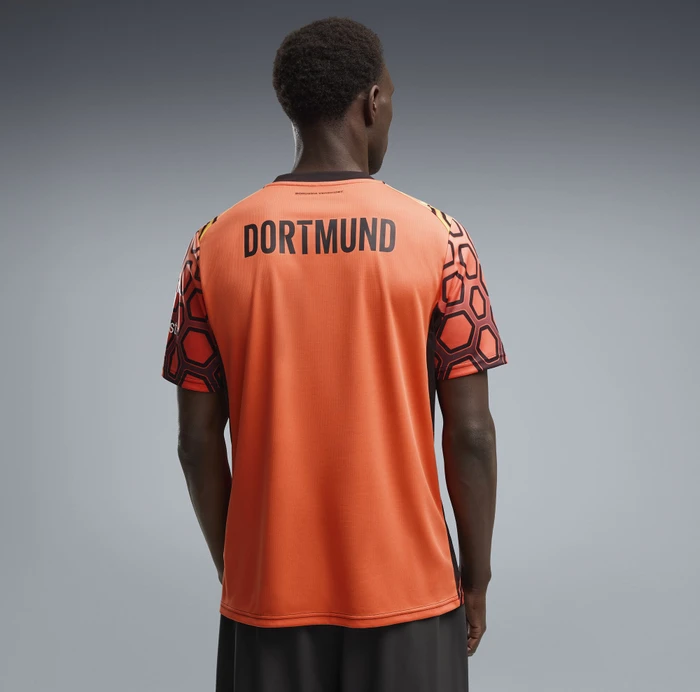 Puma BVB Borussia Dortmund 2026/2027 Torwarttrikot kurzarm hot heat/puma black (Herren)