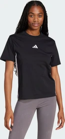 adidas Essentials 3-Streifen Cotton T-Shirt kurzarm schwarz/weiß (Damen)