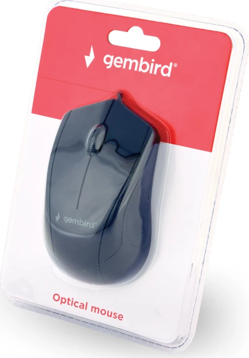 Gembird Optical Mouse 3B-02 schwarz, USB