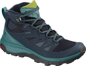 Salomon OUTline Mid GTX navy blazer/hydro/guacamole (Damen)