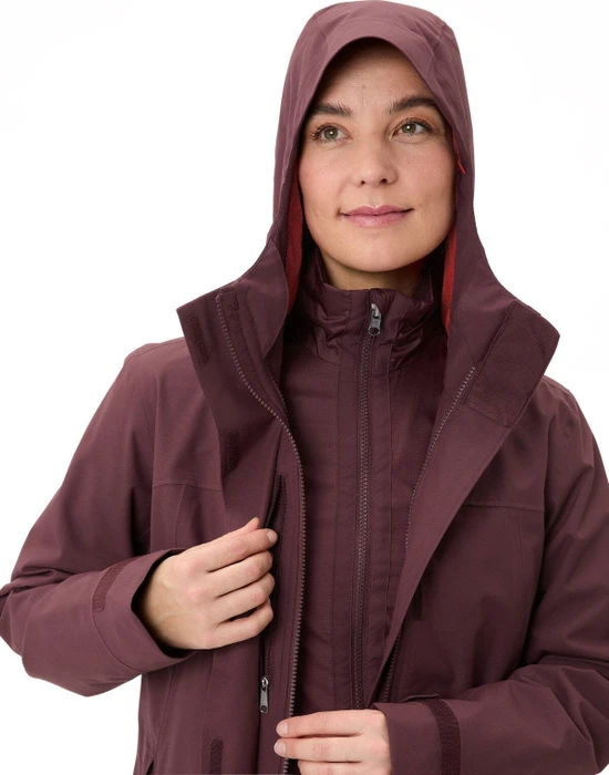 Vaude Neyland 3in1 Funktionsjacke dark oak (Damen)