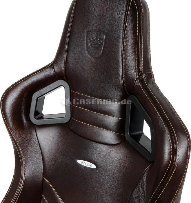 noblechairs Epic Echtleder Gamingstuhl, braun/beige