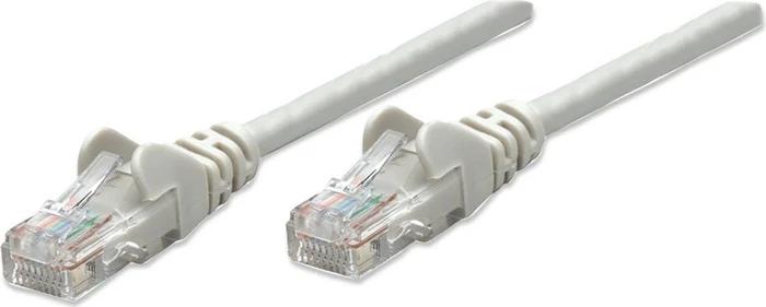 Intellinet Patchkabel, Cat5e, U/UTP, RJ-45/RJ-45, 2m, grau