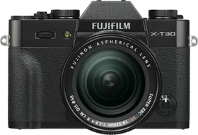Fujifilm X-T30 schwarz mit Objektiv Fujinon XF 18-55mm 2.8-4.0 R LM OIS