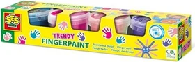 Ses Creative Fingerfarbe 4 Trendy Farben