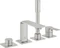 Grohe Allure 4-Loch-Einhand-Wannenkombination supersteel Vorschaubild