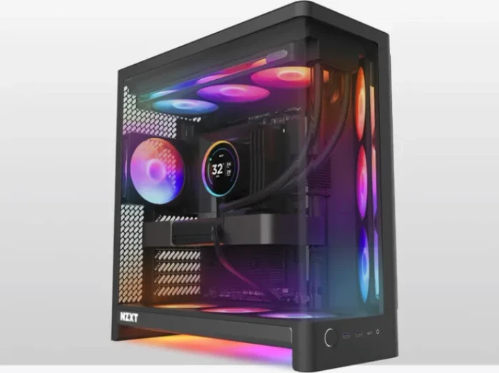 NZXT H6 RGB+ [2026] Black, Glasfenster