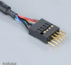 Akasa USB 2.0 Verlängerung intern, 0.4m