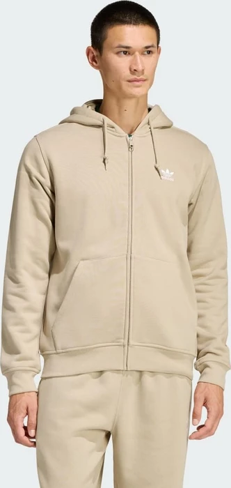 adidas Trefoil Essentials Hoodie stone khaki (Herren)
