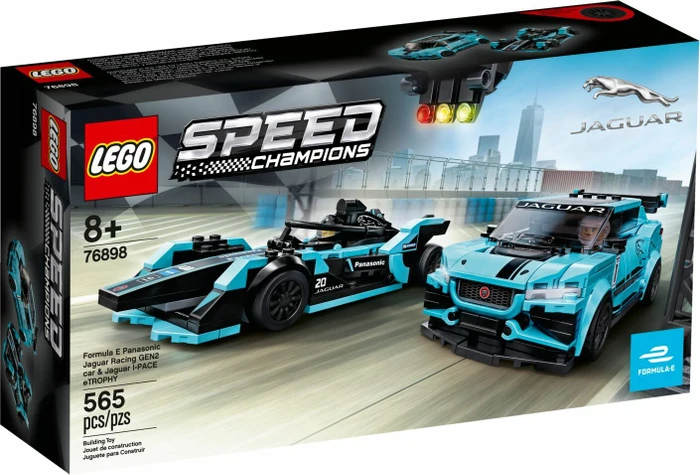 LEGO Speed Champions - Formula E Panasonic Jaguar Racing GEN2 car & Jaguar I-PACE eTROPHY