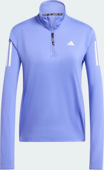 adidas Own The Run Half-Zip Laufshirt langarm semi cobalt blue (Damen)