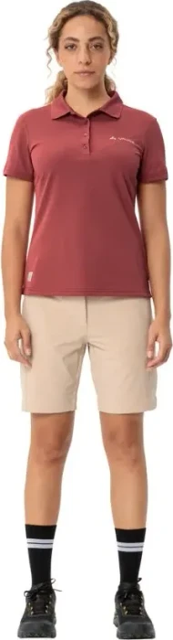 Vaude Essential Poloshirt kurzarm brick (Damen)