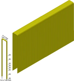 Prebena Typ Z verzinkt Tacker-Klammern, 67x11.2mm, 6000 Stück
