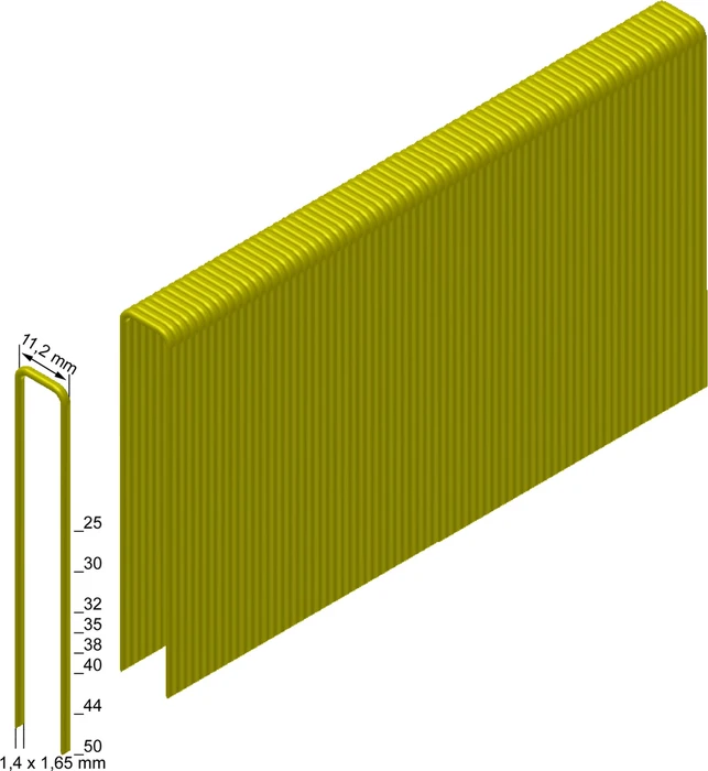 Prebena Typ Z verzinkt Tacker-Klammern, 67x11.2mm, 6000 Stück