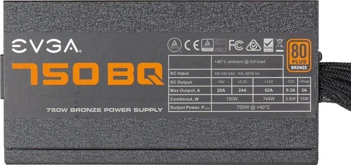 EVGA BQ 750 750W, ATX 2.3