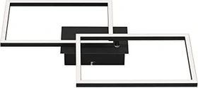 Briloner Frame LED Panel schwaz