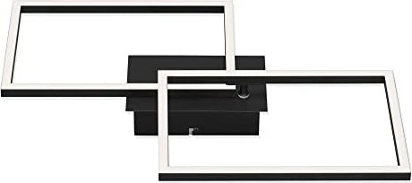 Briloner Frame LED Panel schwaz