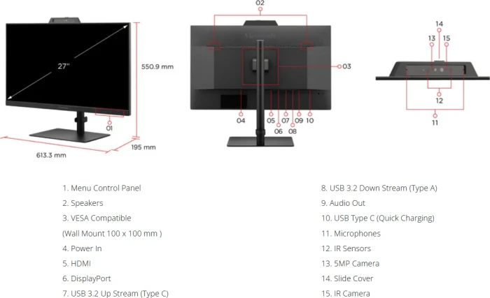 ViewSonic VG2741V-2K, 27"