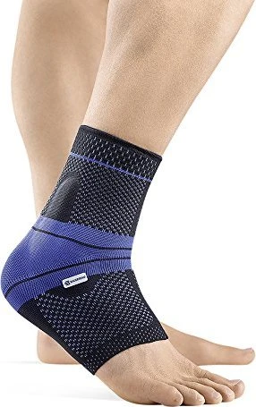 Bauerfeind MalleoTrain Sprunggelenkbandage rechts Größe 5 schwarz, 1 Stück