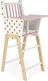 Janod Puppen-Hochstuhl Candy Chic mit Kissen