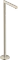 Hansgrohe AXOR Uno Wanneneinlauf gerade bodenstehend brushed nickel Vorschaubild