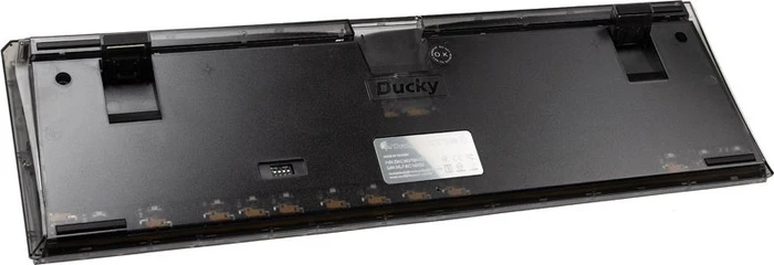 Ducky One 3 PBT, LEDs RGB, Aura Black, MX SILENT RGB RED, USB, DE