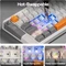 Epomaker RT85 Wireless, Gray White, LEDs RGB, hot-swap, Epomaker Creamy Jade, USB/Bluetooth, US Vorschaubild