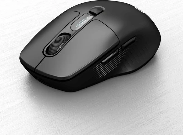C-Tech WLM-13 Rechargeable Dual-Mode Wireless Mouse schwarz, USB/Bluetooth
