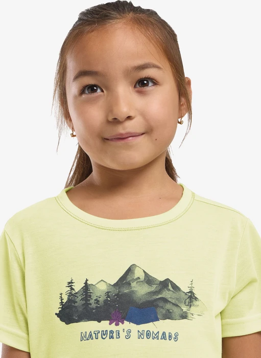 Jack Wolfskin Hiking Graphic Funktionsshirt kurzarm daisy (Junior)