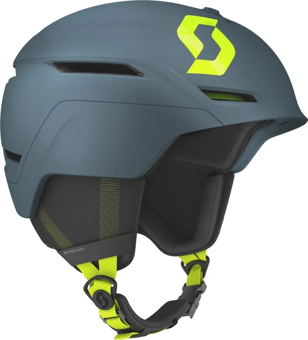 Scott Symbol 2 Plus Helm storm grey/ultralime yellow