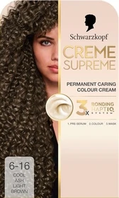 Schwarzkopf Creme Supreme Haarfarbe 6-16 cool ash dark blond, 60ml