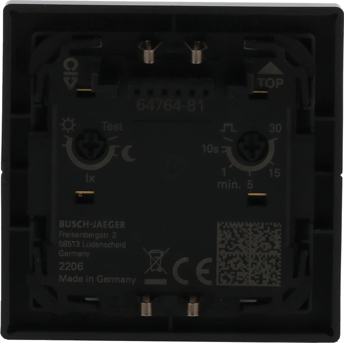 Busch-Jaeger Busch-Wächter 180 flex Komfort-Sensor Multilinse anthrazit, Plattform 63, Bewegungsmelder
