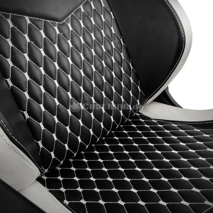 noblechairs Epic Echtleder Gamingstuhl, schwarz/weiß/rot