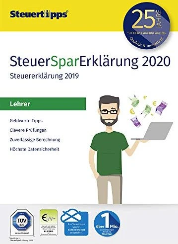 Akademische Arbeitsgemeinschaft SteuerSparErklärung für Lehrer 2020, ESD (deutsch) (PC)
