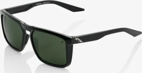 100% Renshaw gloss black/grey green lens