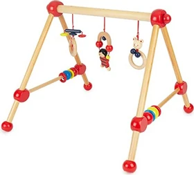 Bieco Spielbogen Holz mit Figuren & Kugeln