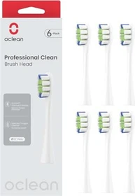Oclean Professional Clean Ersatzbürste weiß, 6 Stück