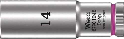 Wera 8790 HMB Deep Außensechskant Steckschlüssel 3/8", 14x64mm