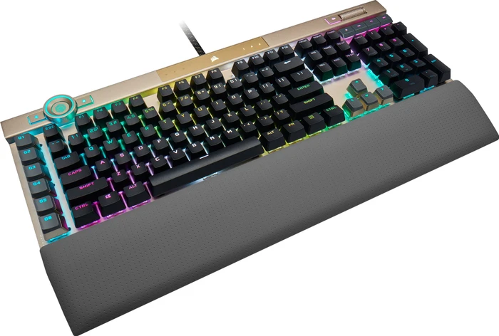 Corsair Gaming K100 RGB Midnight Gold, Corsair OPX, USB, US